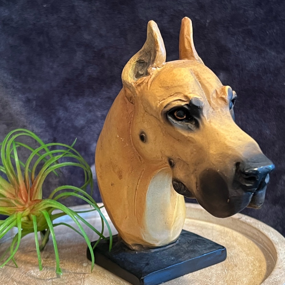 Very rare Vintage Jan Allen Great Dane sculpture;